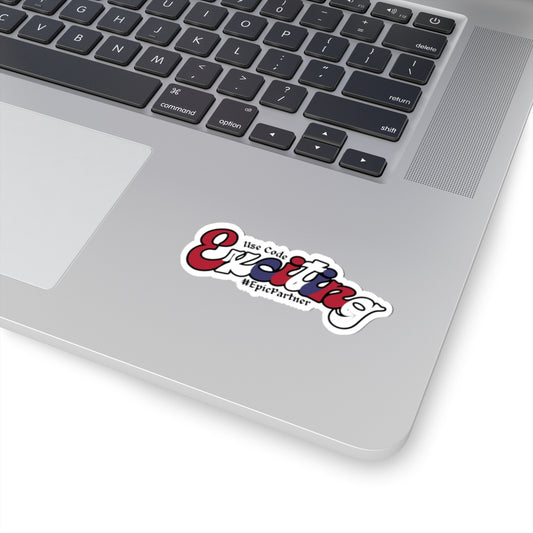 Use Code Exciting Sticker